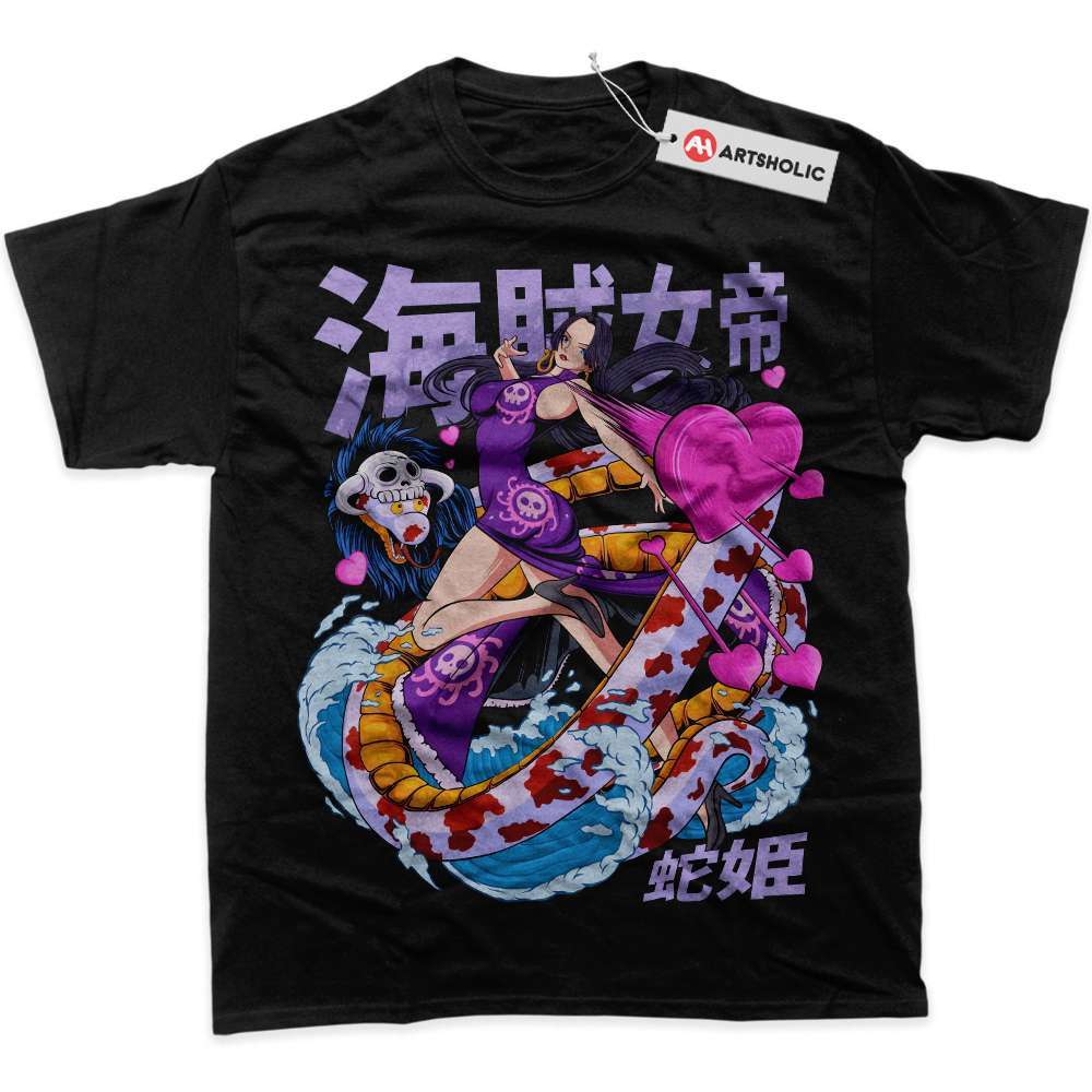 Alternative view of Boa Hancock Shirt, One Piece Shirt, Anime Shirt, graphic Tee