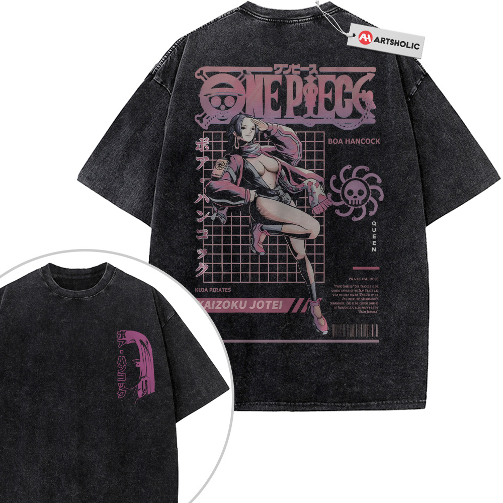Boa Hancock Shirt, One Piece Shirt, Anime Shirt, Vintage T-Shirt 2-Sided