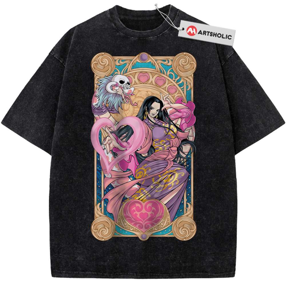 Alternative view of Boa Hancock Shirt, One Piece Shirt, Anime Shirt, Vintage T-Shirt