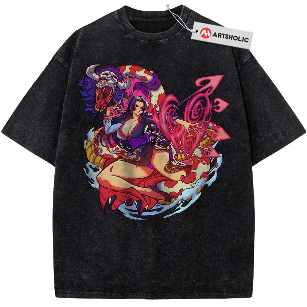 Alternative view of Boa Hancock Shirt, One Piece Shirt, Anime Shirt, Vintage T-Shirt