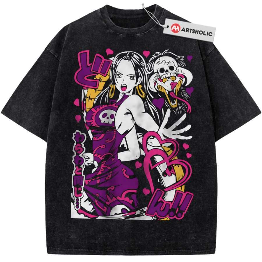 Alternative view of Boa Hancock Shirt, One Piece Shirt, Anime Shirt, Vintage Tee