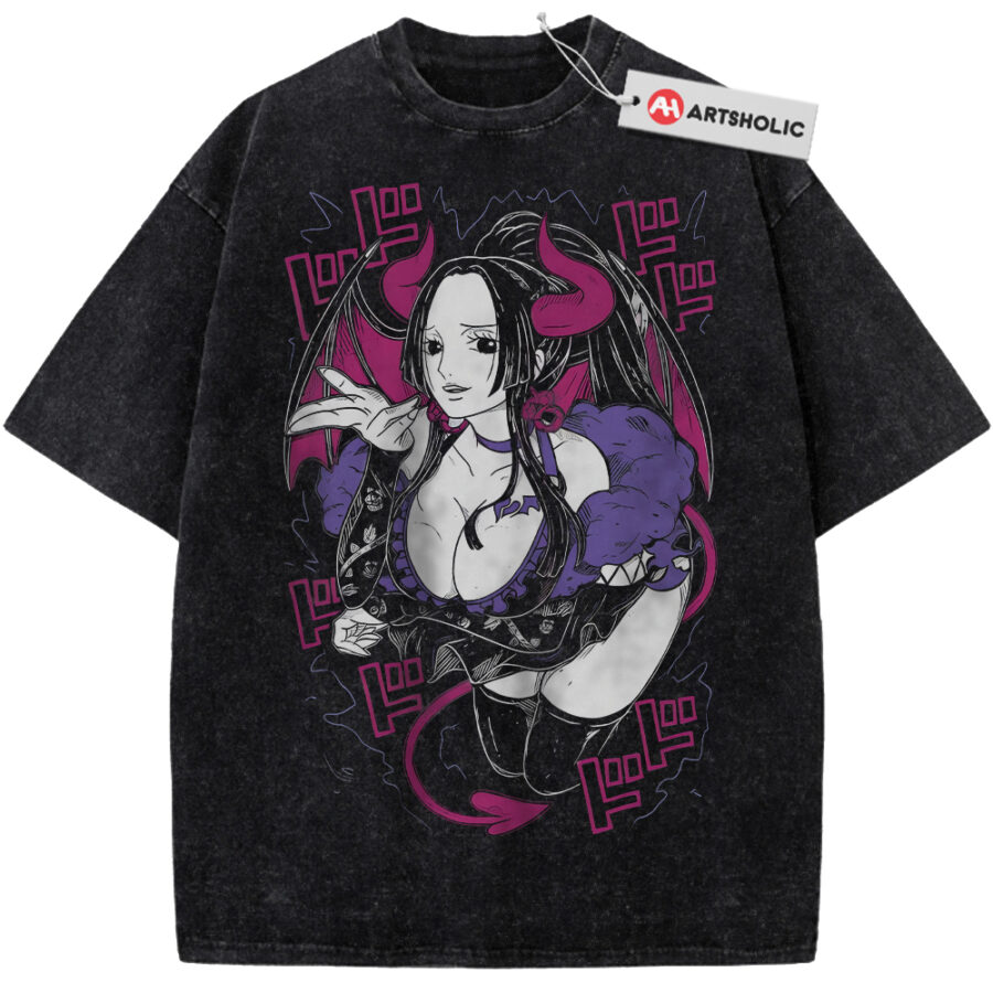 Alternative view of Boa Hancock Shirt, One Piece Shirt, Anime Shirt, Vintage Tee