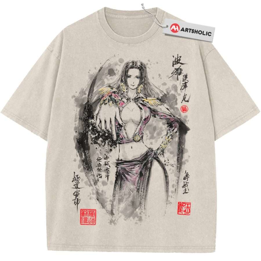 Alternative view of Boa Hancock Shirt, One Piece Shirt, Anime Shirt, Vintage Tee