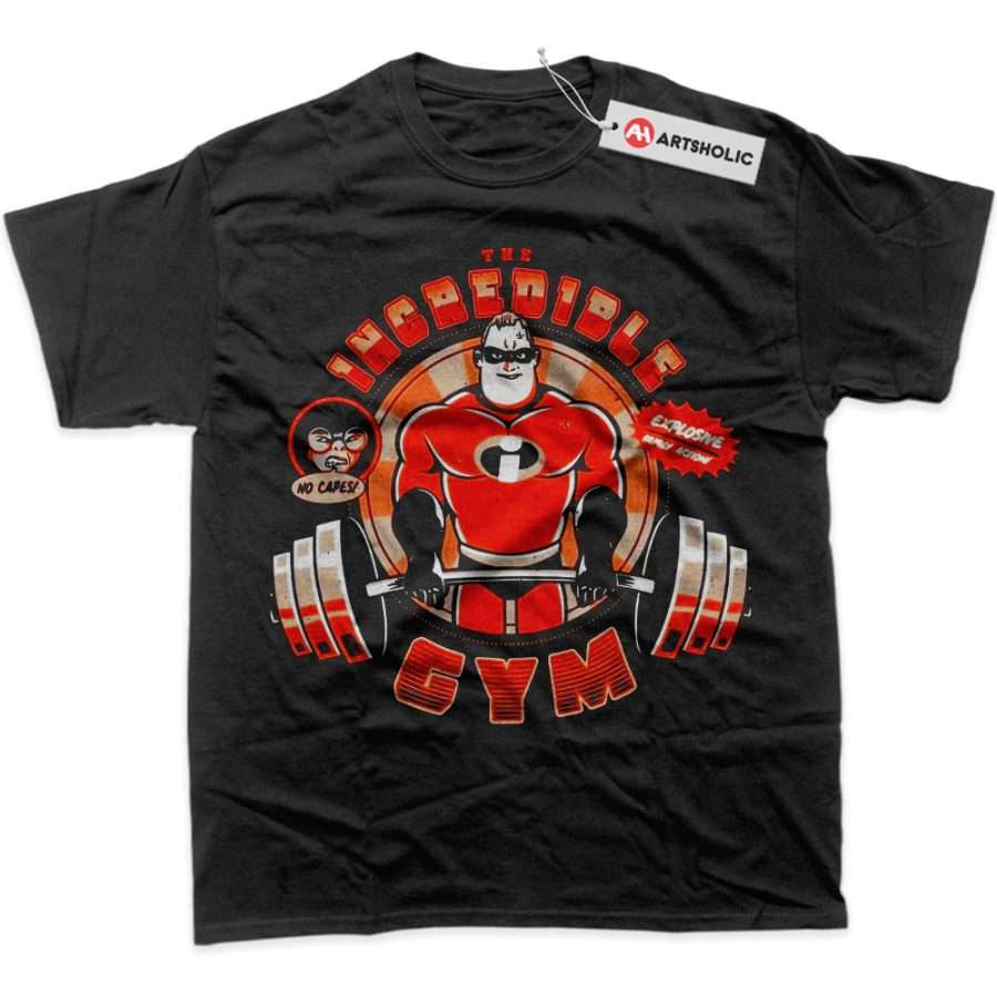 Alternative view of Bob Parr Shirt, The Incredibles Shirt, Gym Shirt, Animated Shirt, Graphic Tee