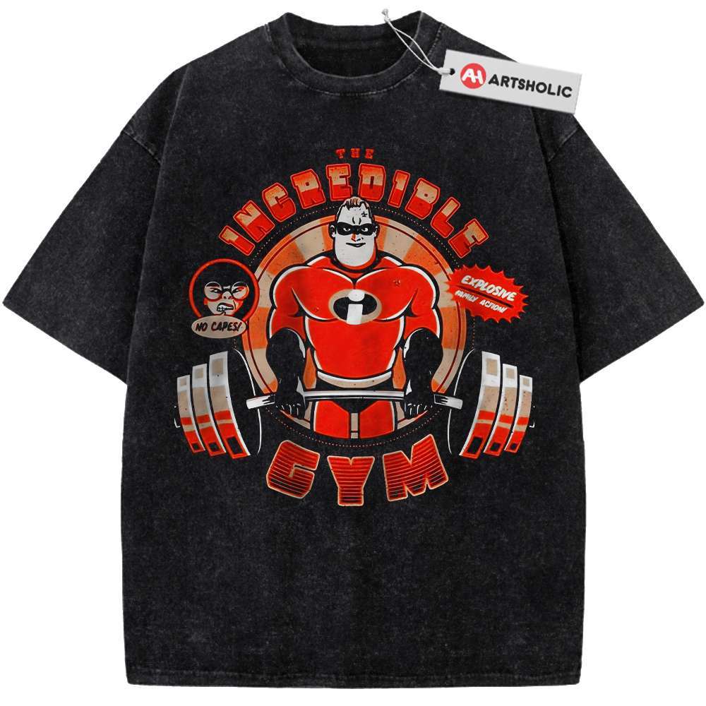 Bob Parr Shirt, The Incredibles Shirt, Gym Shirt, Animated Shirt, Vintage Tee