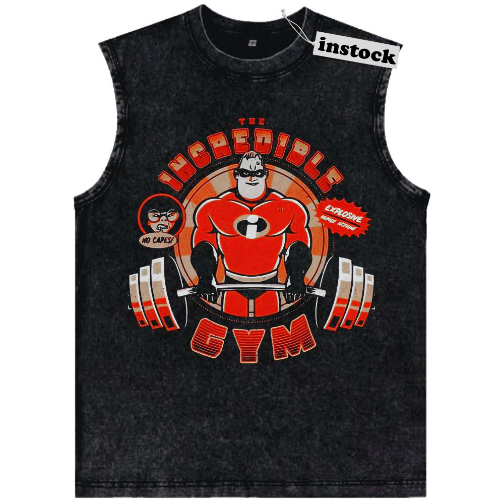 Bob Parr Tank Top, The Incredibles Tank Top, Gym Tank Top, Animated Tank Top, Vintage Tank Top