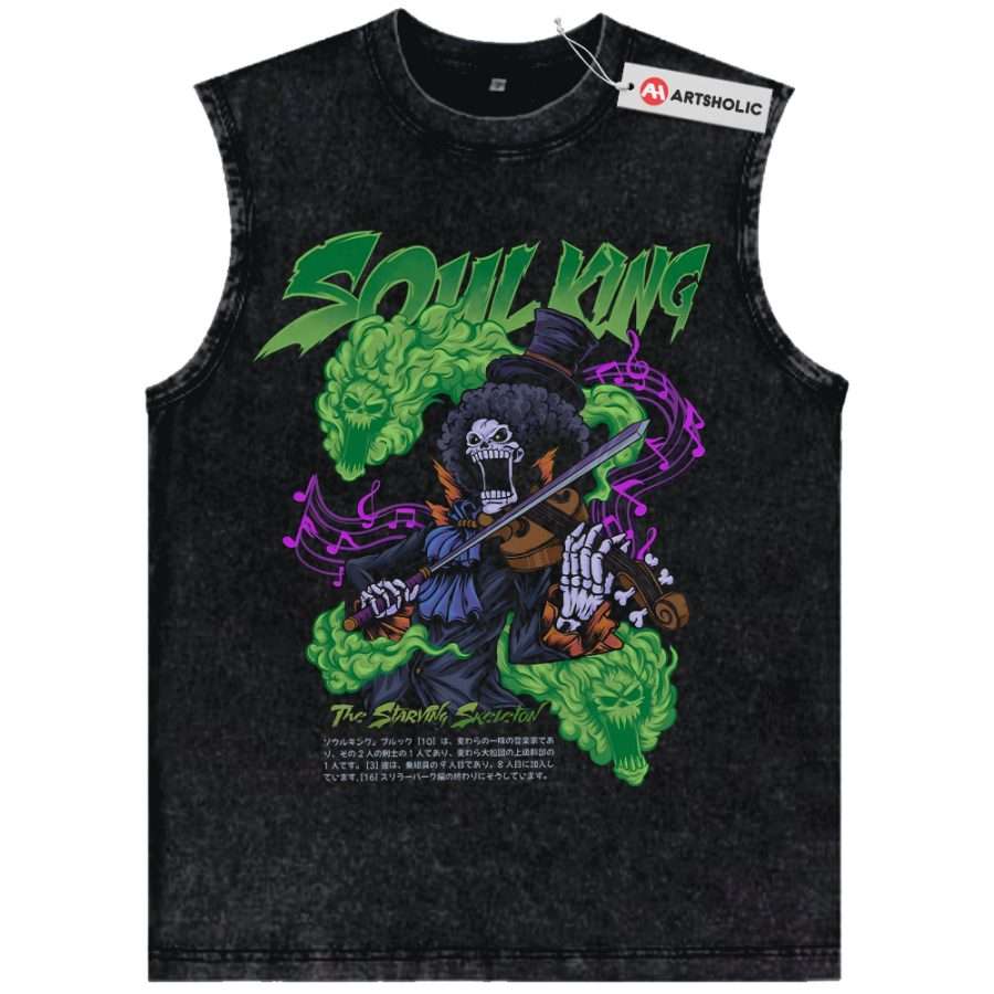 Alternative view of Book Tank Top, One Piece Tank Top, Anime Tank Top, Vintage Tank Top
