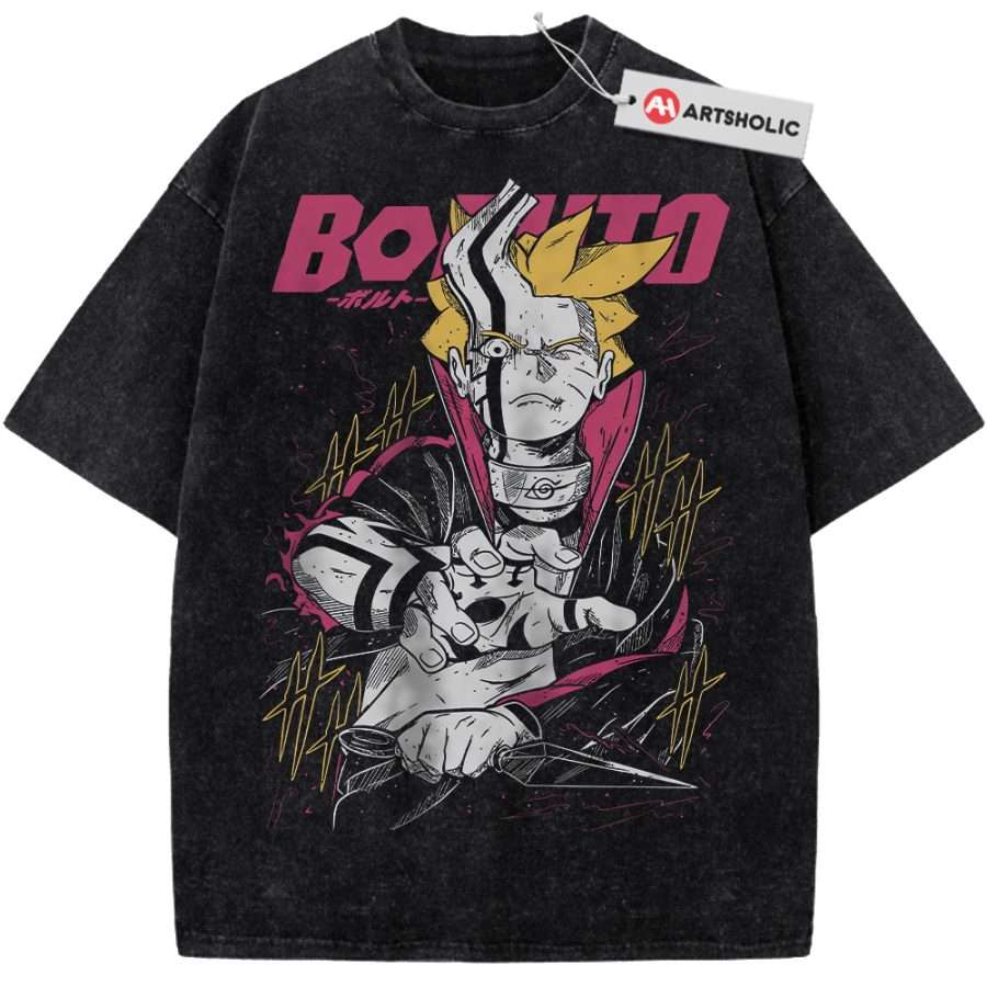 Alternative view of Boruto Shirt, Naruto Shirt, Anime Shirt, Vintage Tee