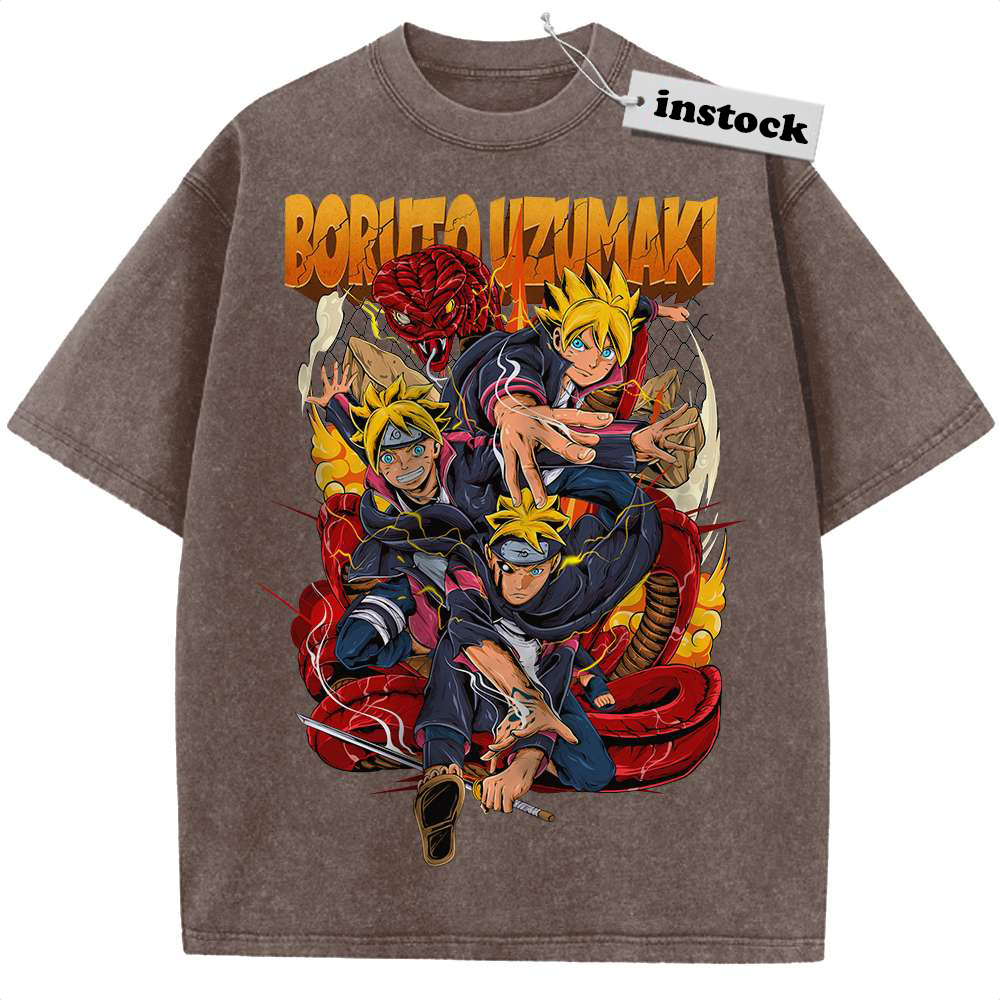 Boruto Uzumaki Shirt, Naruto Shirt, Anime Shirt, Vintage Tee