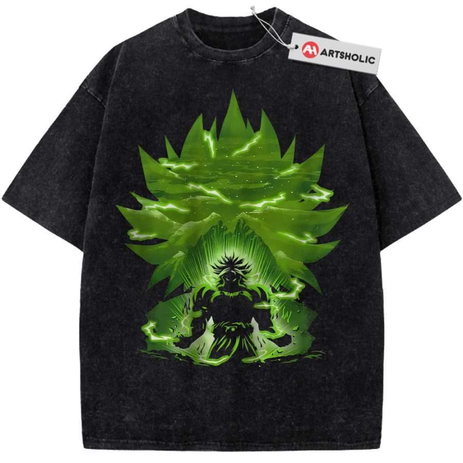 Alternative view of Broly Shirt, Dragon Ball Shirt, DBZ Shirt, Anime Shirt, Vintage T-Shirt