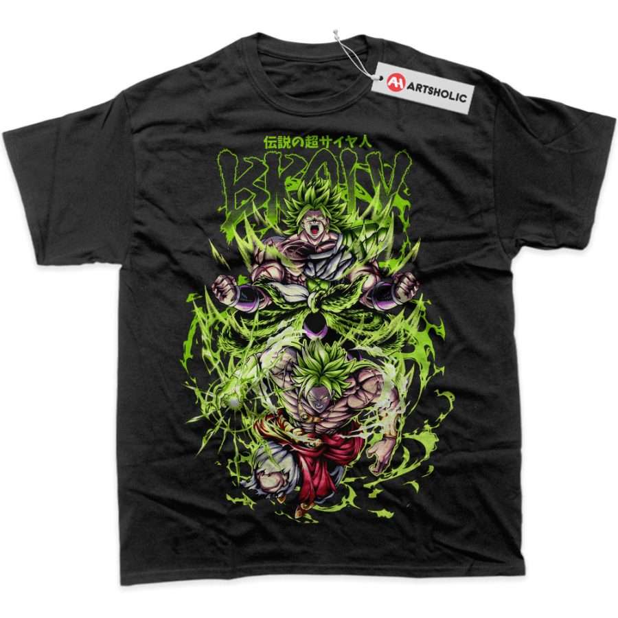 Alternative view of Broly Shirt, Dragon Ball Z Shirt, DBZ Shirt, Anime Shirt, Graphic T-Shirt