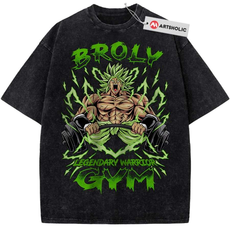 Alternative view of Broly Shirt, Dragon Ball Z Shirt, DBZ Shirt, Anime Shirt, Vintage Tee