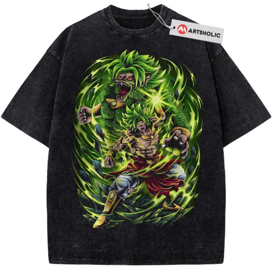 Alternative view of Broly Shirt, Dragon Ball Z Shirt, DBZ Shirt, Anime Shirt, Vintage Tee