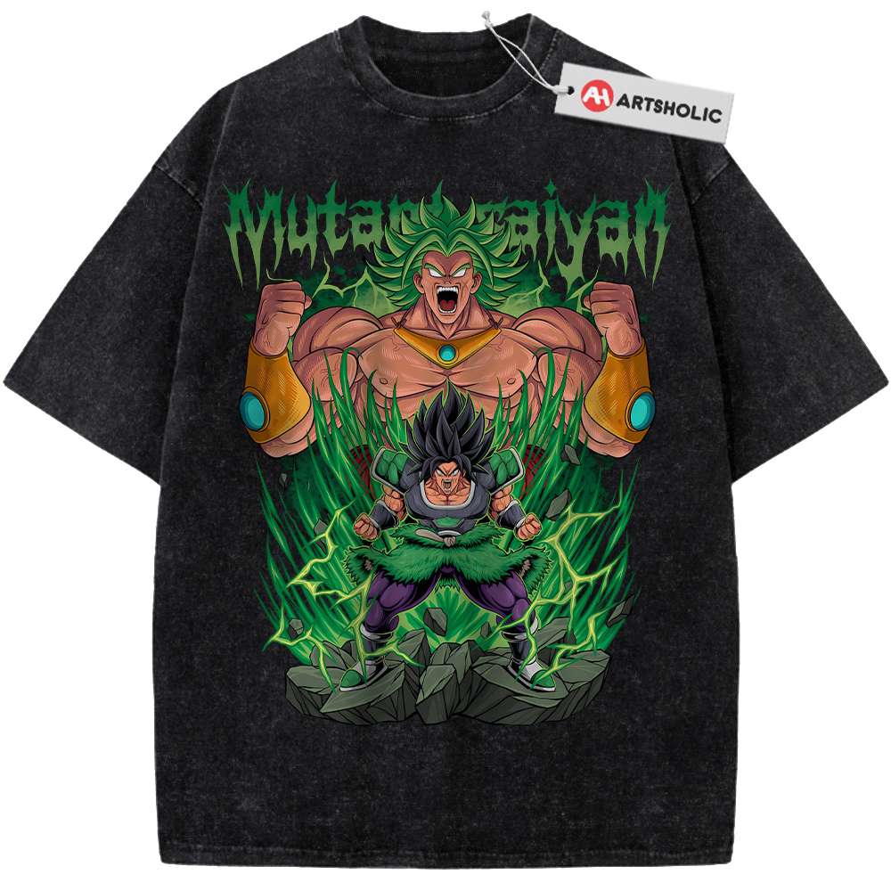 Alternative view of Broly Shirt, Dragon Ball Z Shirt, DBZ Shirt, Anime Shirt, Vintage Tee