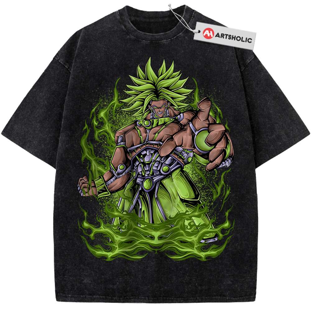 Alternative view of Broly Shirt, Dragon Ball Z Shirt, DBZ Shirt, Anime Shirt, Vintage Tee