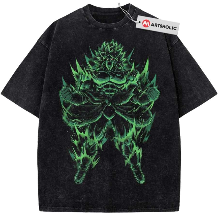 Alternative view of Broly Shirt, Dragon Ball Z Shirt, DBZ Shirt, Anime Shirt, Vintage Tee