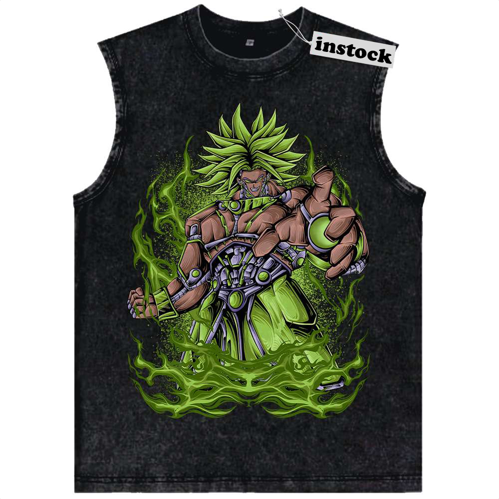 Broly Tank Top, Dragon Ball Z Tank Top, DBZ Tank Top, Anime Tank Top, Vintage Tank Top