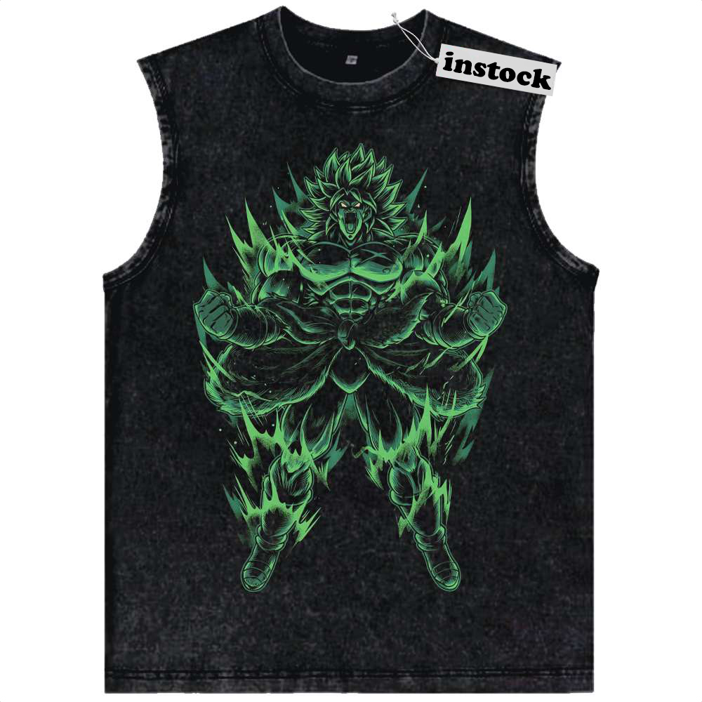 Broly Tank Top, Dragon Ball Z Tank Top, DBZ Tank Top, Anime Tank Top, Vintage Tank Top