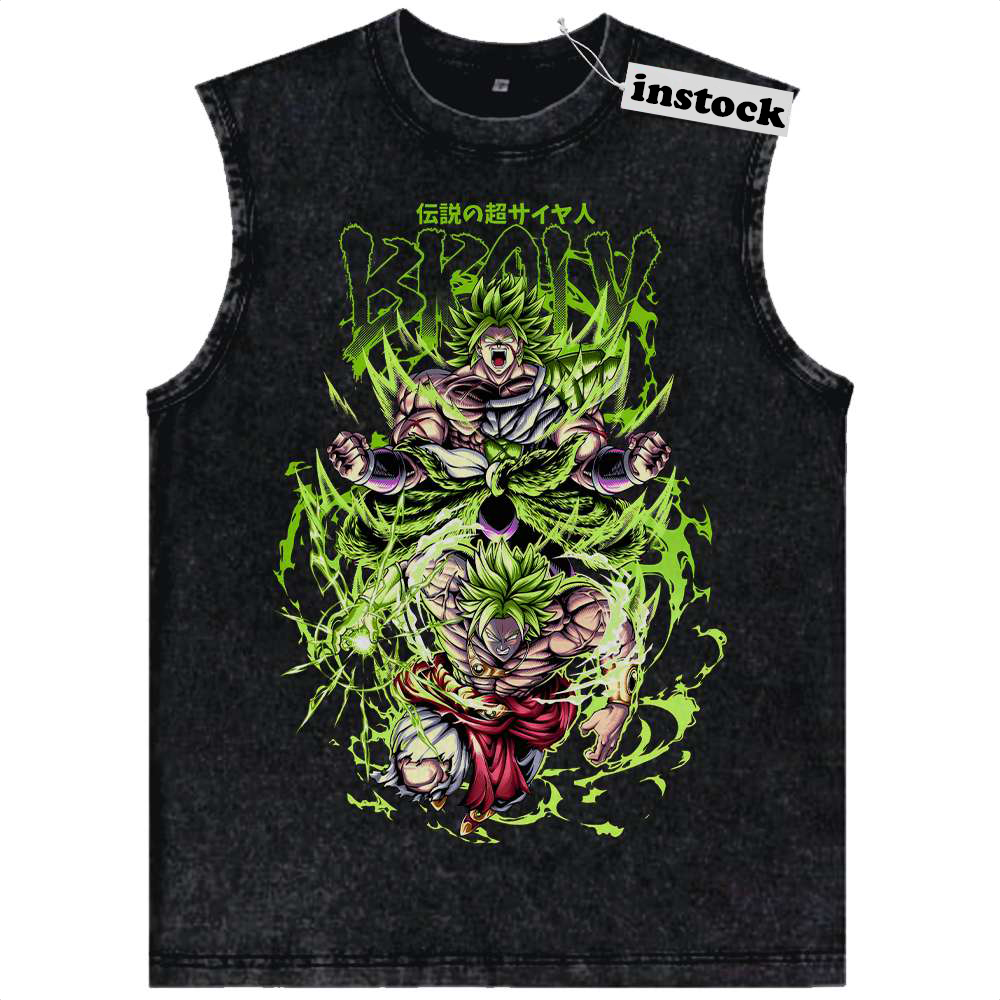 Broly Tank Top, Dragon Ball Z Tank Top, DBZ Tank Top, Anime Tank Top, Vintage Tank Top