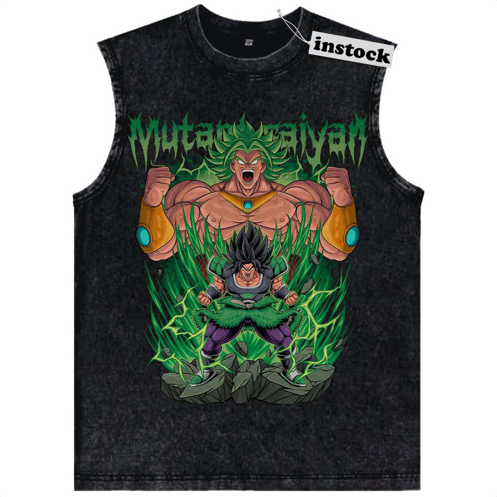 Broly Tank Top, Dragon Ball Z Tank Top, DBZ Tank Top, Anime Tank Top, Vintage Tank Top