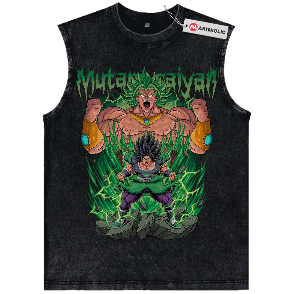 Broly Tank Top, Dragon Ball Z Tank Top, DBZ Tank Top, Anime Tank Top, Vintage Tank Top