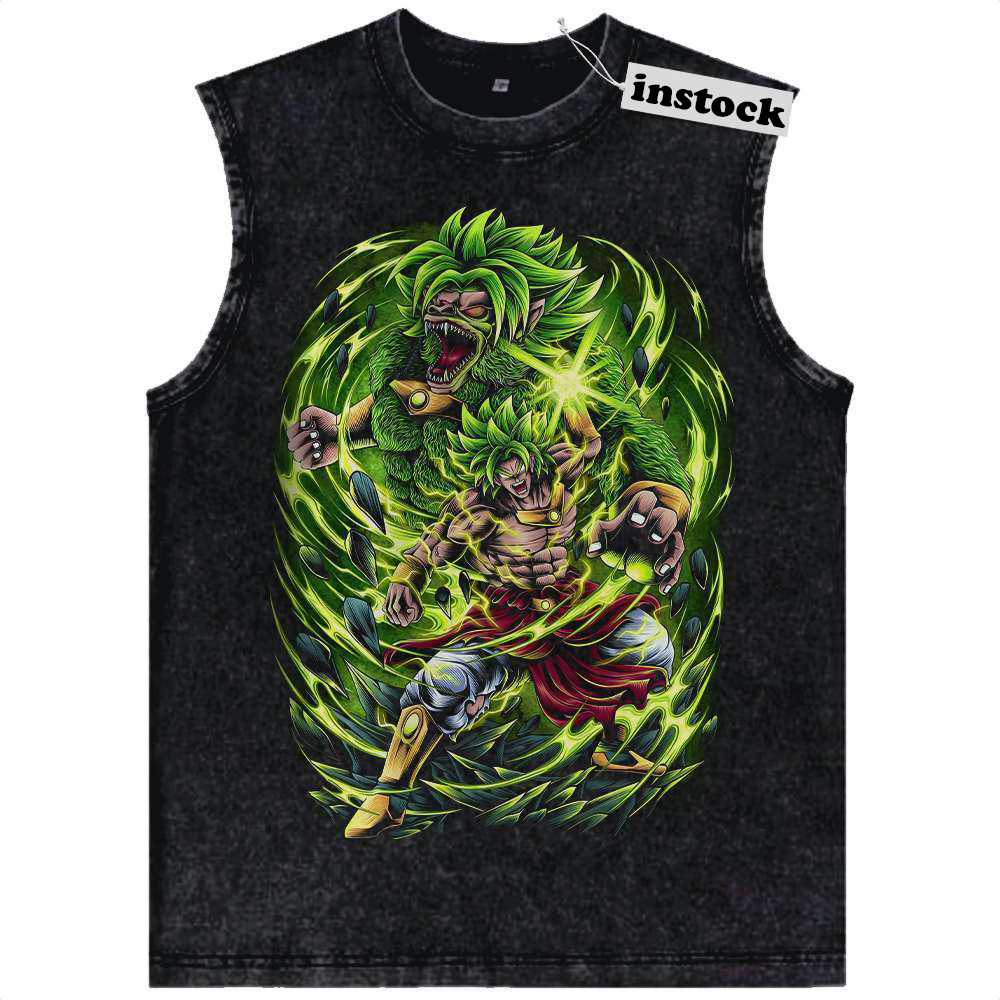Broly Tank Top, Dragon Ball Z Tank Top, DBZ Tank Top, Anime Tank Top, Vintage Tank Top