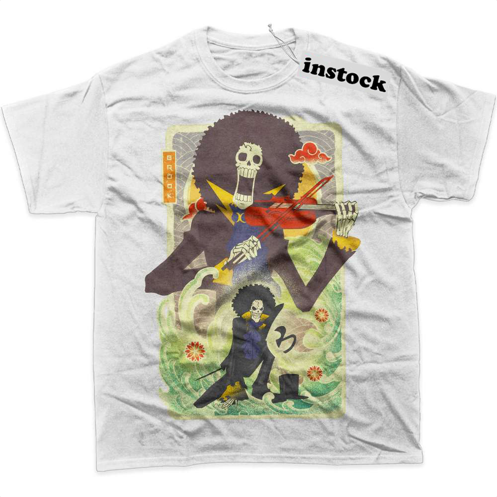 Brook Shirt, One Piece Shirt, Anime Shirt, Graphic Tee