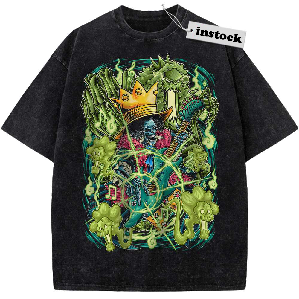 Brook Shirt, One Piece Shirt, Anime Shirt, Vintage Tee