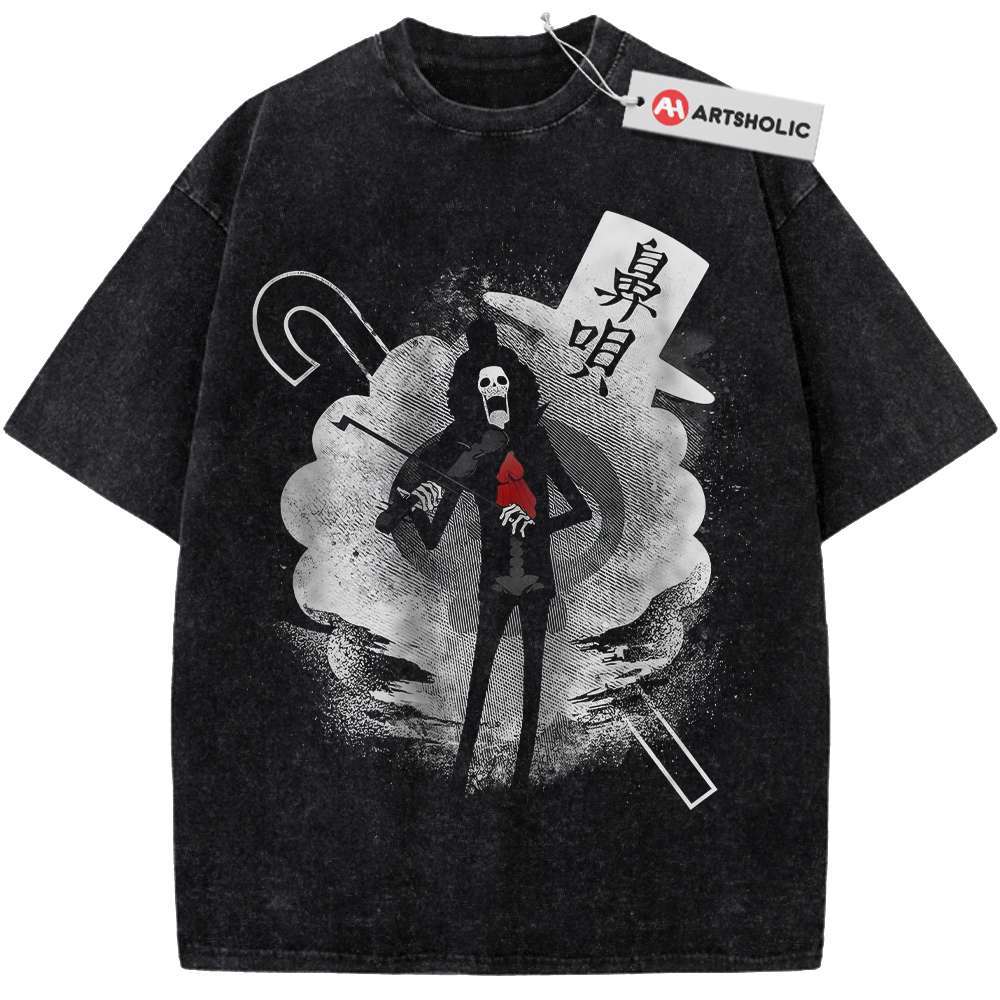 Brook Shirt, One Piece Shirt, Anime Shirt, Vintage Tee