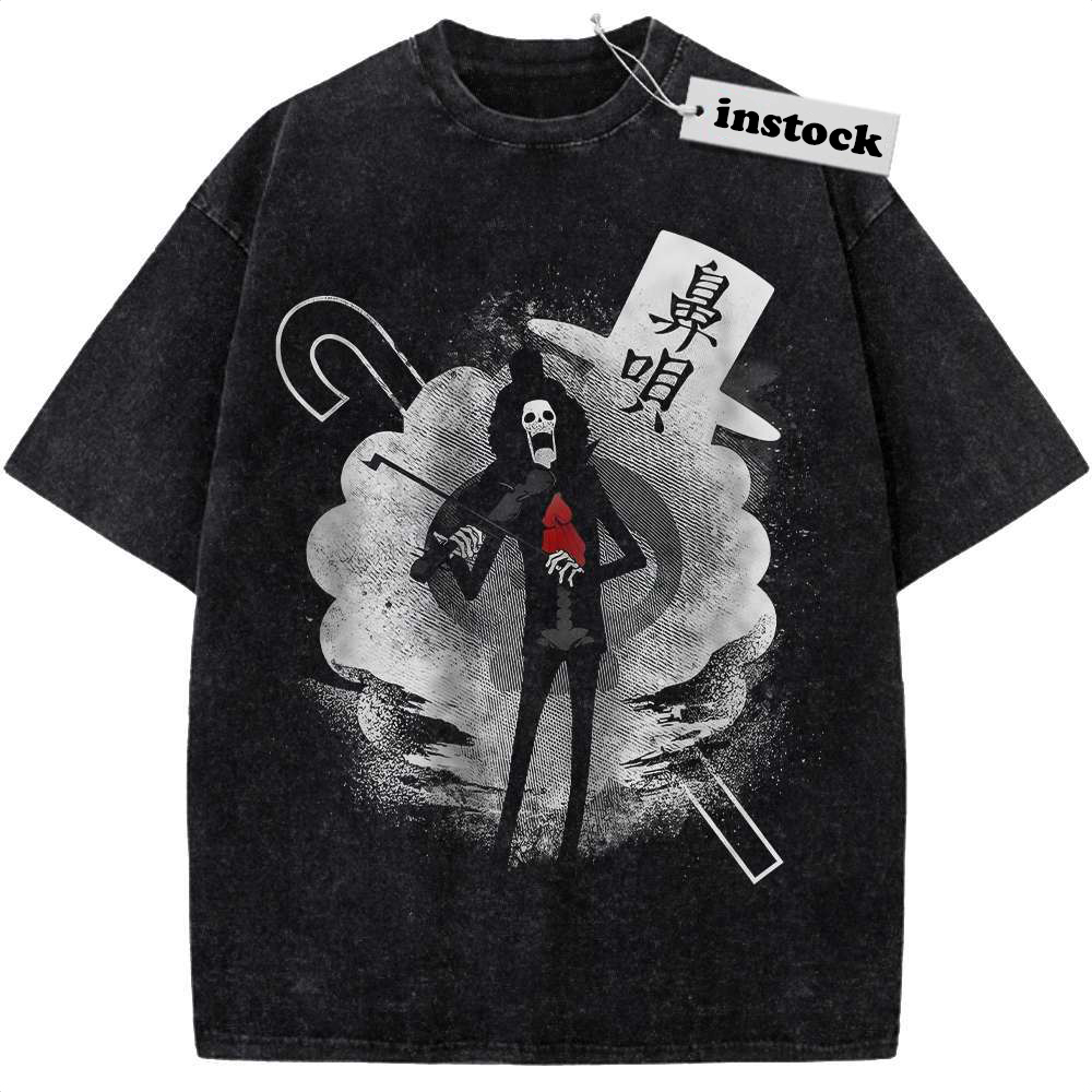 Brook Shirt, One Piece Shirt, Anime Shirt, Vintage Tee