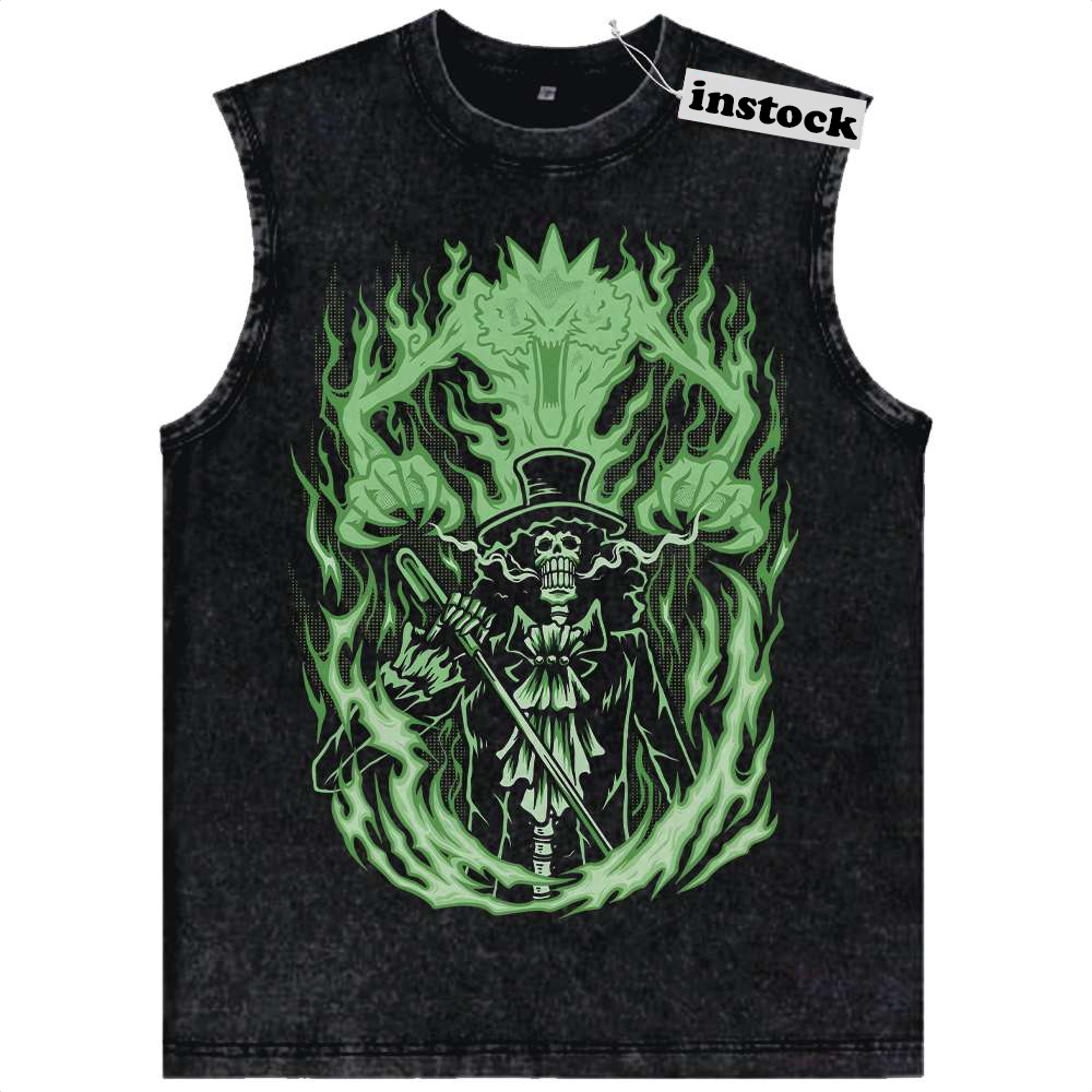 Brook Tank Top, One Piece Tank Top, Anime Tank Top, Vintage Tank Top