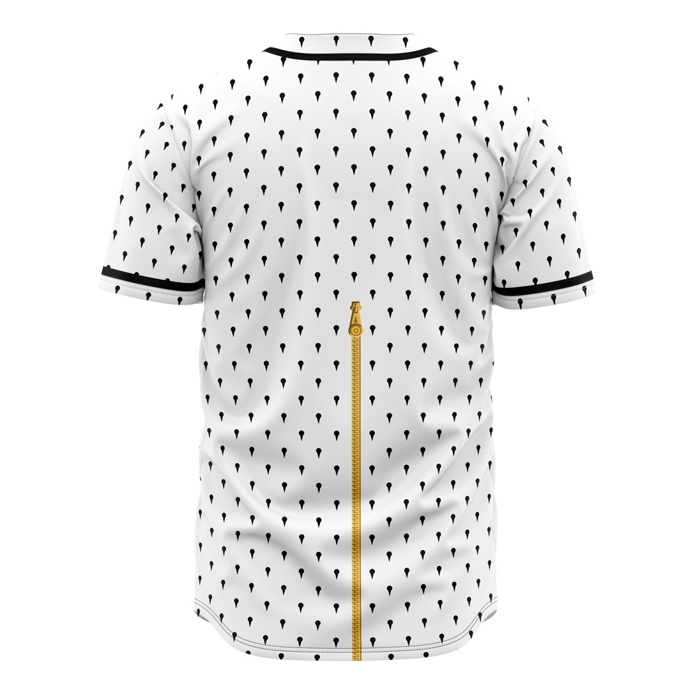Alternative view of Bruno Bucciarati Jojo’s Bizarre Adventure Baseball Jersey