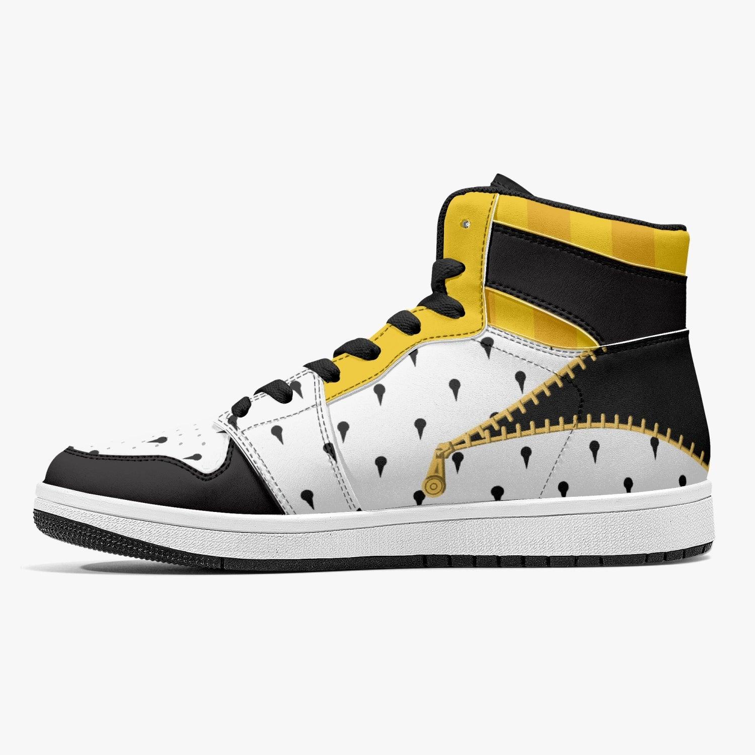 Alternative view of Bruno Bucciarati Jojo's Bizarre Adventure Custom Sneaker Mid 1 Basketball Shoes - Otaku Hall