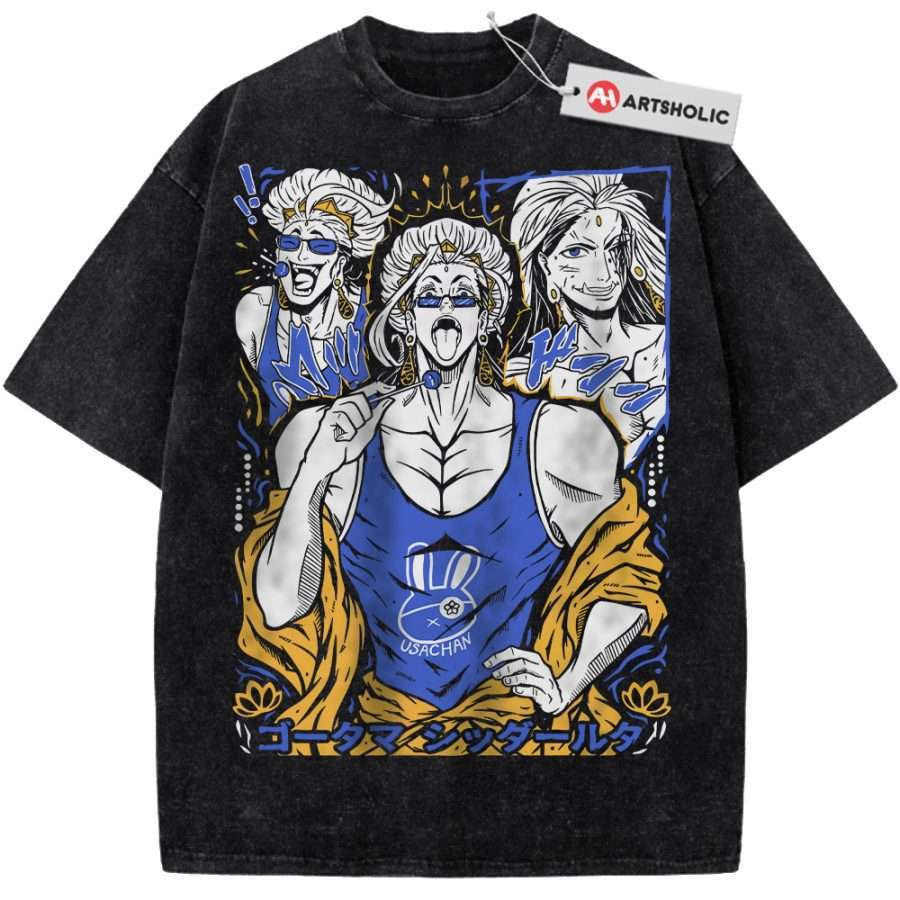 Alternative view of Buddha Shirt, Record of Ragnarok Shirt, Anime Shirt, Vintage T-Shirt