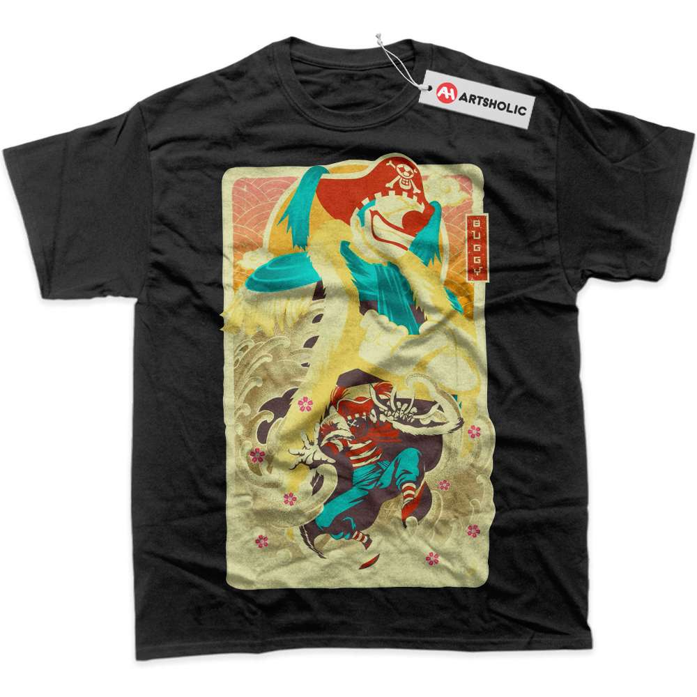 Alternative view of Buggy Shirt, One Piece Shirt, Anime Shirt, Graphic T-Shirt