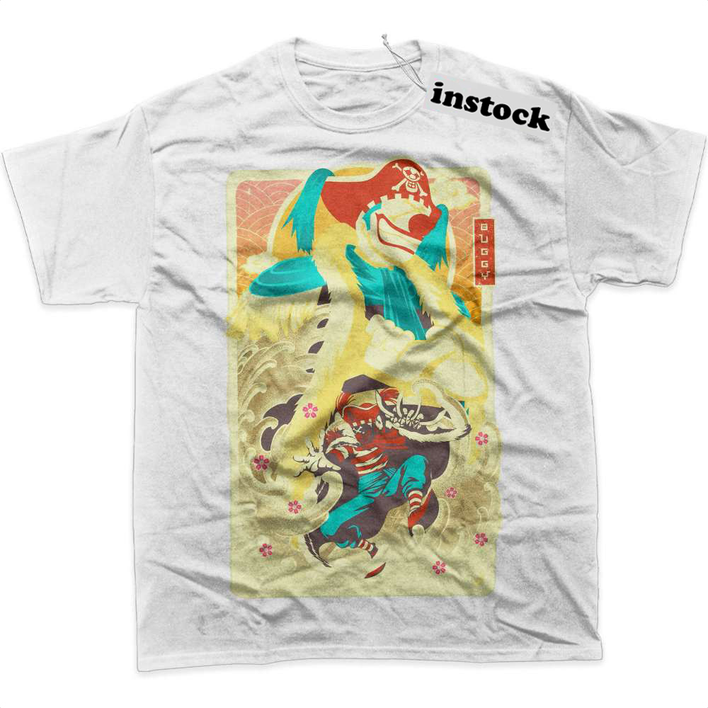 Buggy Shirt, One Piece Shirt, Anime Shirt, Graphic T-Shirt