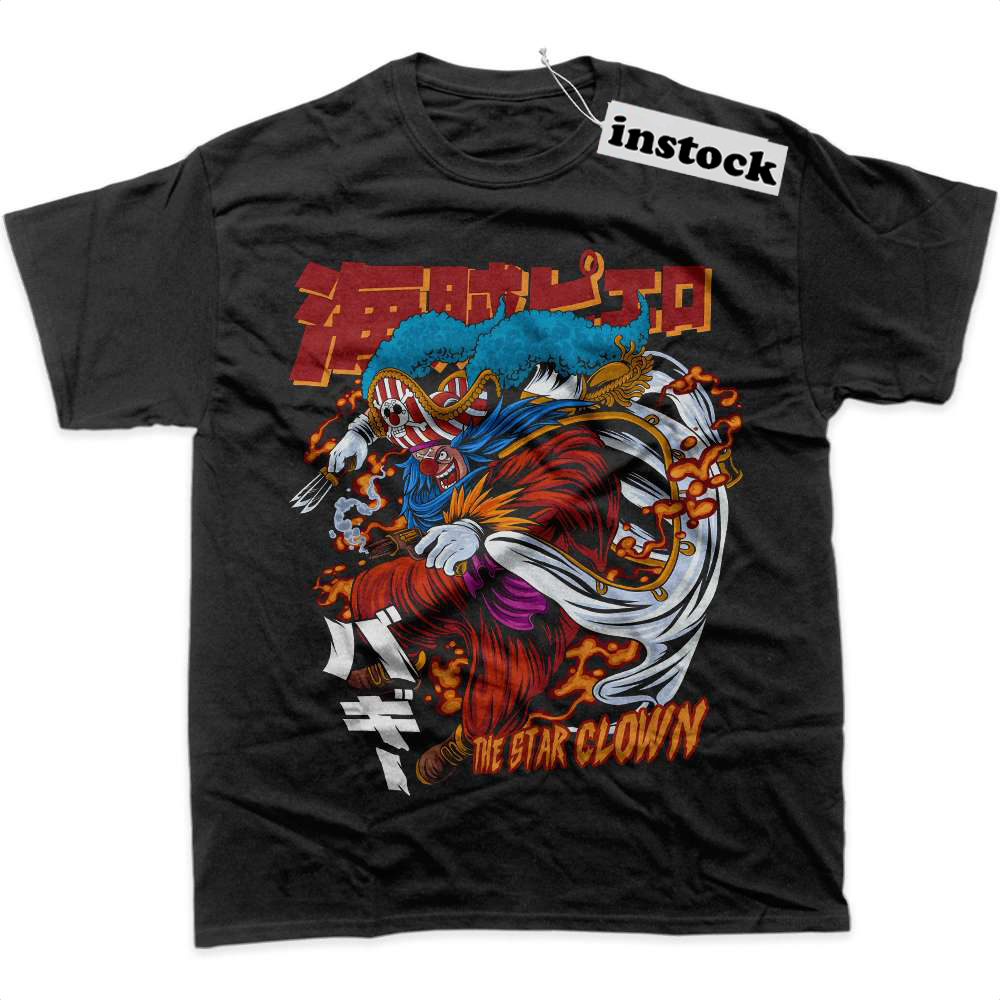 Buggy Shirt, One Piece Shirt, Anime Shirt, Graphic T-Shirt