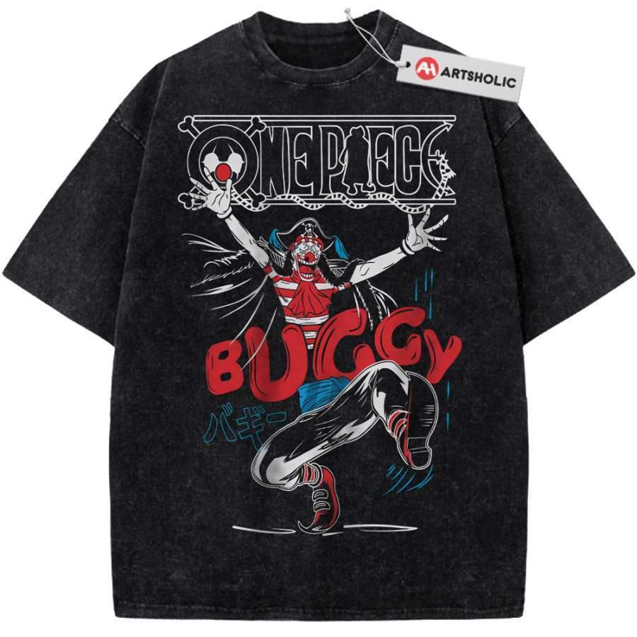 Alternative view of Buggy Shirt, One Piece Shirt, Anime Shirt, Vintage Tee
