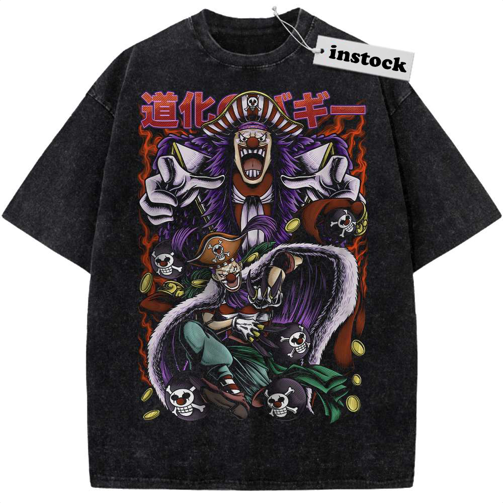 Buggy Shirt, One Piece Shirt, Anime Shirt, Vintage Tee