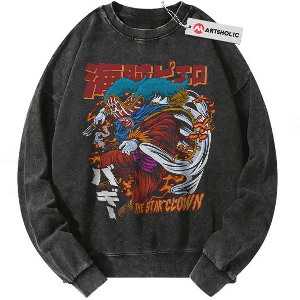 Buggy Sweatshirt, One Piece Sweatshirt, Anime Sweatshirt, Vintage Sweatshirt