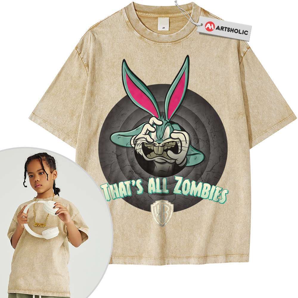 Alternative view of Bugs Bunny Shirt For Kids, Looney Tunes Shirt For Kids, Animated Shirt For Kids, Vintage Tee For Kids