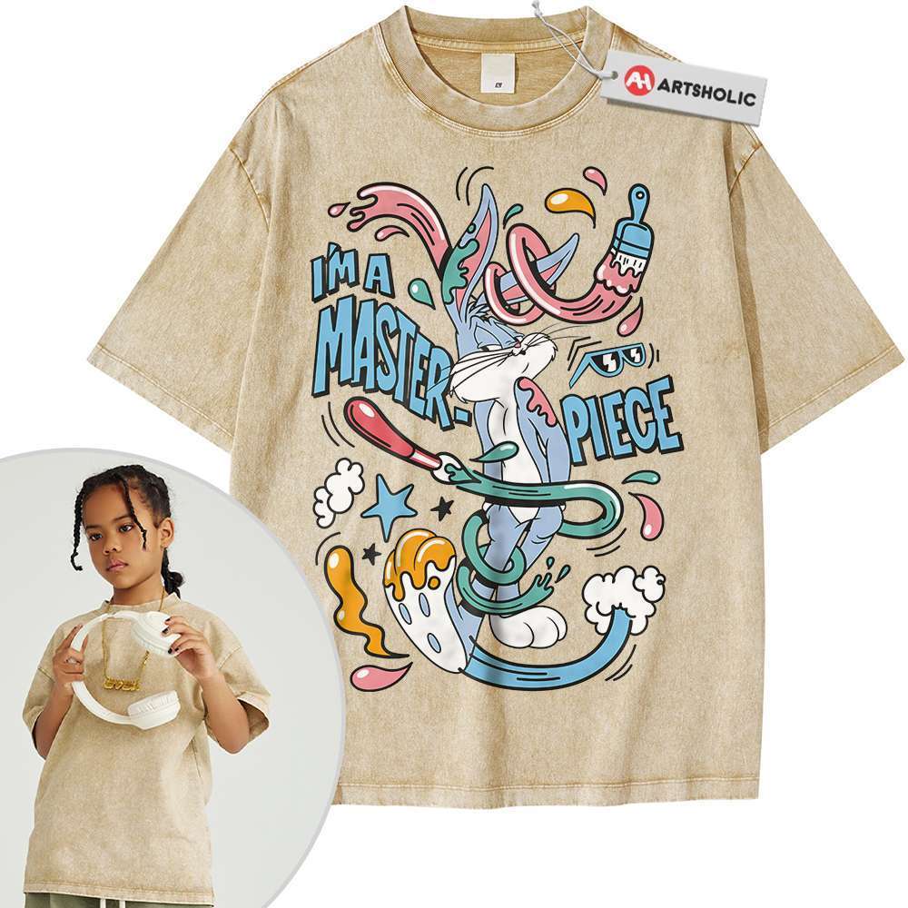 Alternative view of Bugs Bunny Shirt For Kids, Looney Tunes Shirt For Kids, Cartoon Shirt For Kids, Vintage Tee For Kids