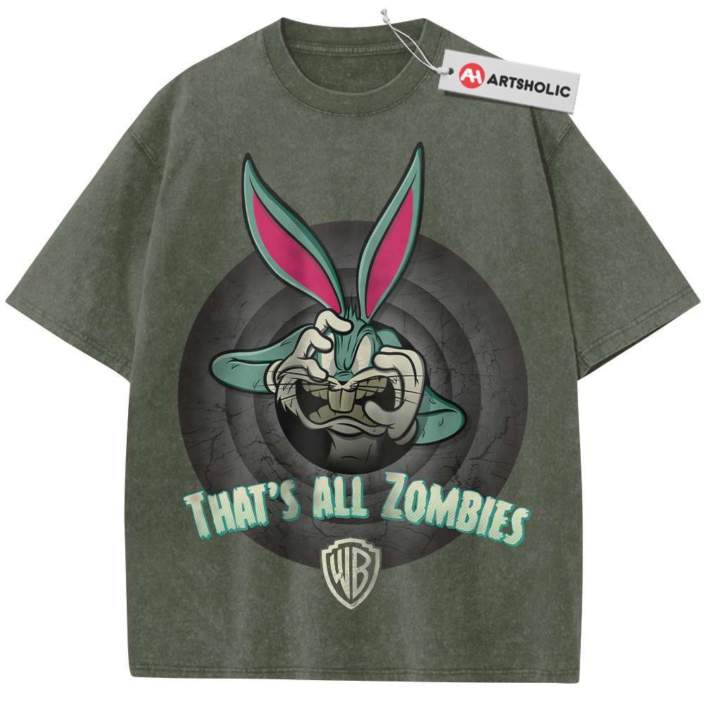 Alternative view of Bugs Bunny Shirt, Looney Tunes Shirt, Animated Shirt, Vintage Tee