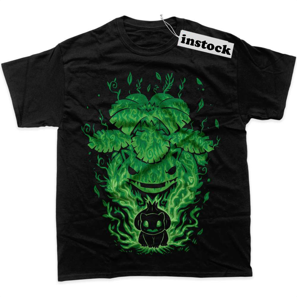 Bulbasaur Shirt, Venusaur Shirt, Pokemon Shirt, Anime Shirt, Graphic Tee