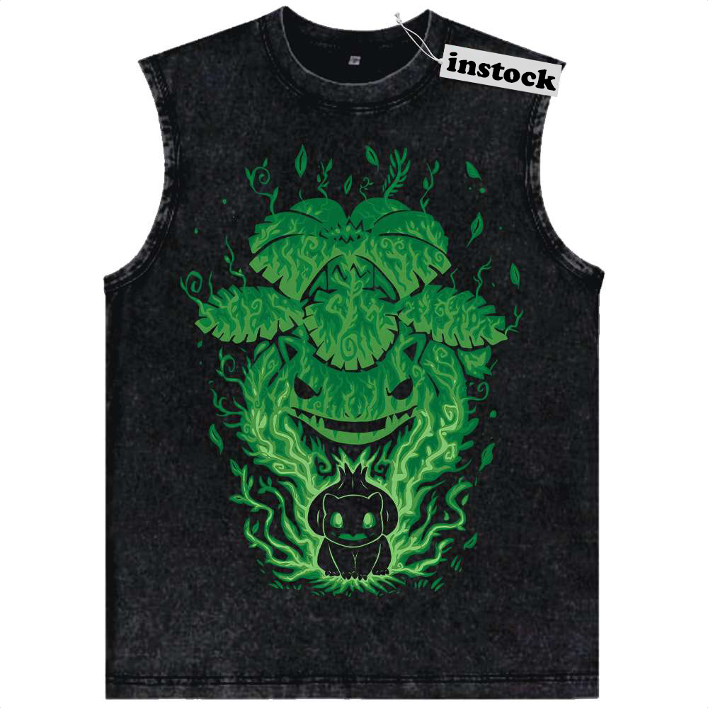Bulbasaur Tank Top, Venusaur Tank Top, Pokemon Tank Top, Anime Tank Top, Vintage Tank Top