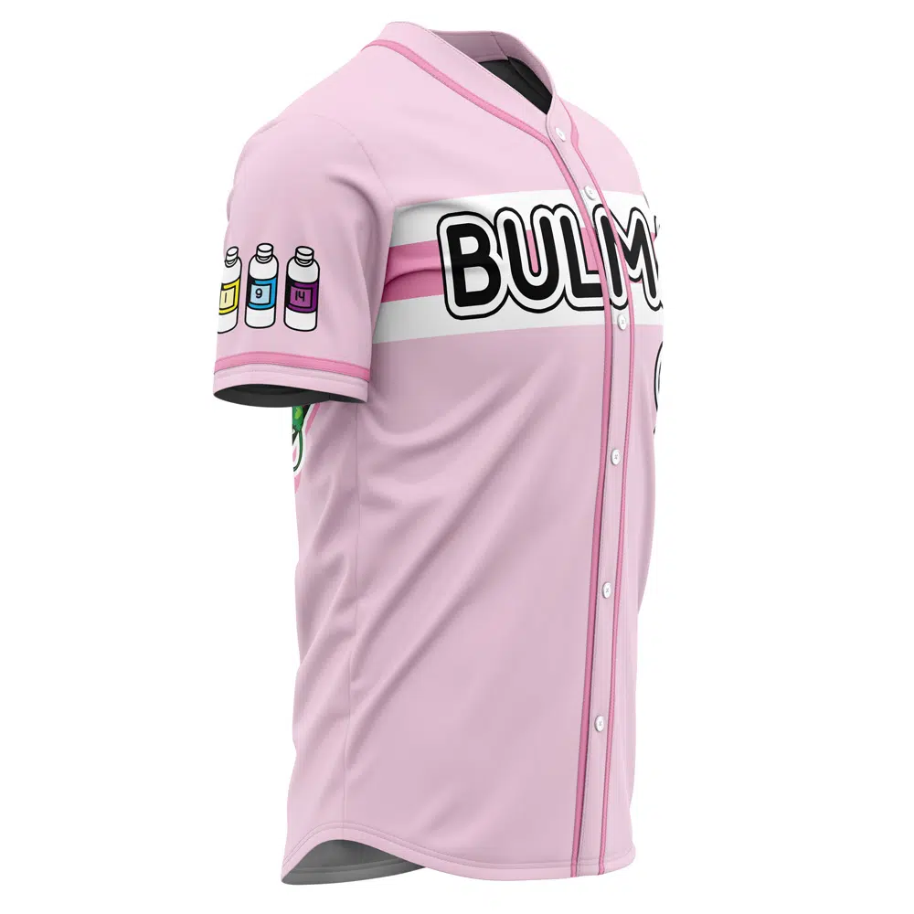 Alternative view of Bulma Pink Dragon Ball Z Baseball Jersey