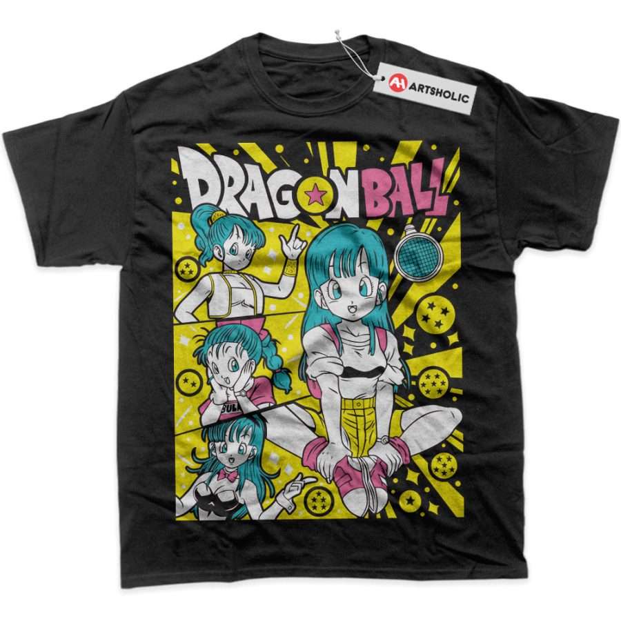Alternative view of Bulma Shirt, Dragon Ball Shirt, Anime Shirt, Graphic Tee