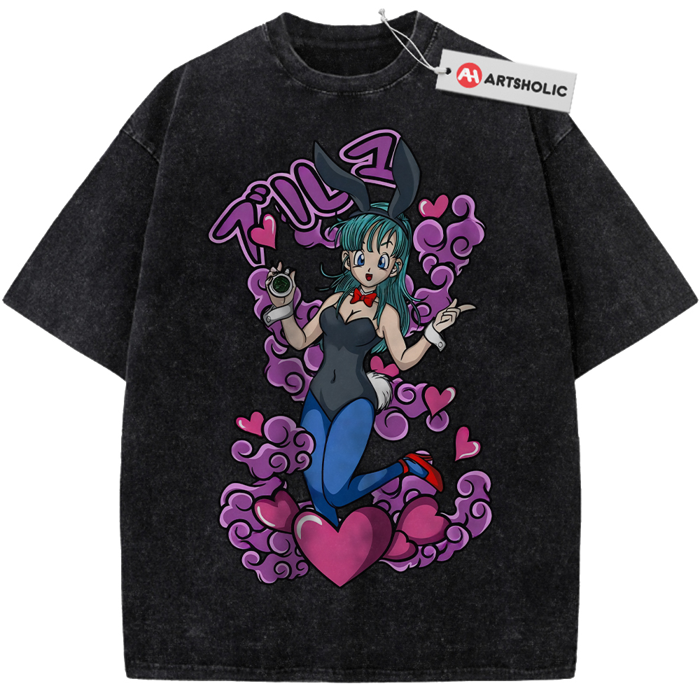 Alternative view of Bulma Shirt, Dragon Ball Shirt, DBZ Shirt, Anime Shirt, Vintage Tee