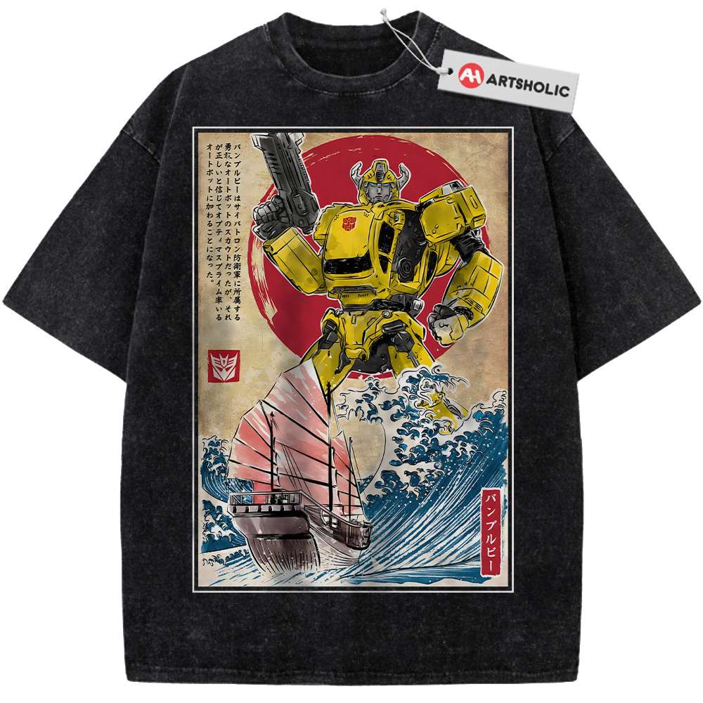 Alternative view of Bumblebee Shirt, Transformers Shirt, Movie Shirt, Vintage Tee