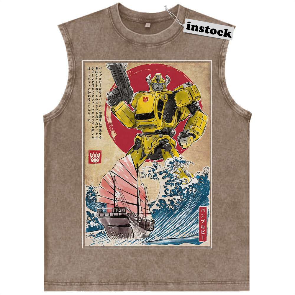 Bumblebee Tank Top, Transformers Tank Top, Movie Tank Top, Vintage Tank Top